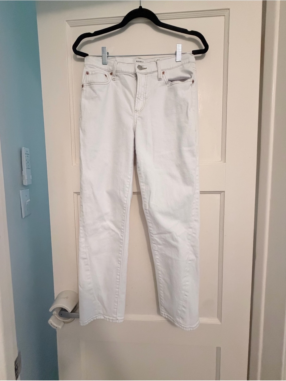 Pistola Women’s White Straight Jeans